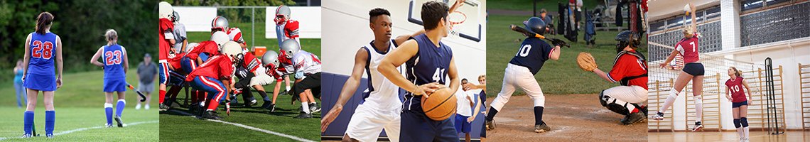 performance sports photo stripe