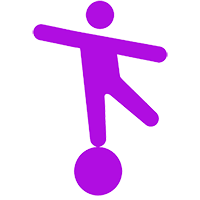 stick man ball balance